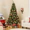 Costway 7ft. Artificial Christmas Tree, Warm White LED Lights